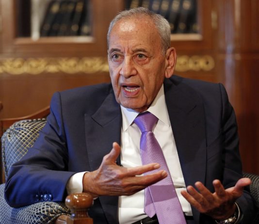 Lebanese House speaker warns against famine in Lebanon