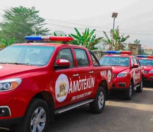 Police take over Amotekun protest venue in Lagos