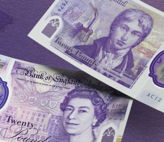 New British 20-pound note featuring artist Turner enters circulation