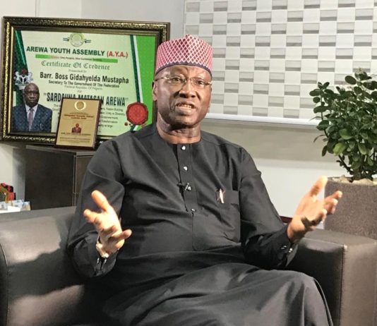 Why service chiefs can’t be sacked now — SGF Mustapha