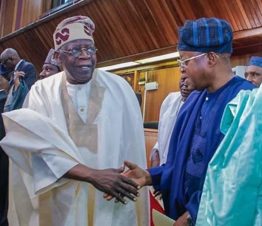 Governor Oyetola pays glowing tribute to Tinubu @ 68