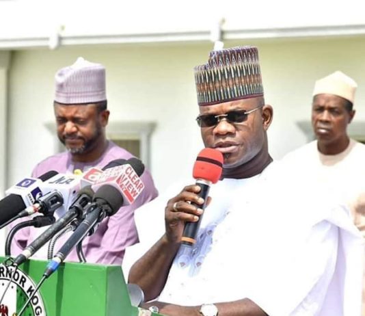 Governor Yahaya Bello lifts total lockdown imposed on Kabba-Bunu