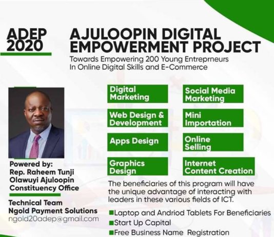 Ajuloopin Digital Empowerment Program 2020 (ADEP2020)
