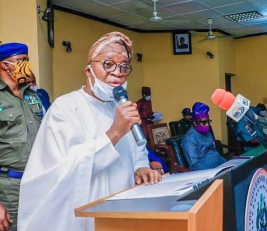 Osun LG poll: Oyetola inaugurates Election management body chair, others