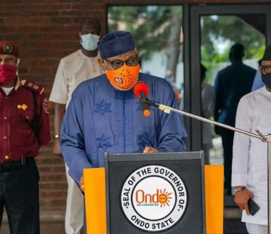 COVID-19: Ondo to have its testing centre soon – Akeredolu
