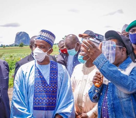 Governor Lalong inspects collapsed Lantang-Wase bridge, orders immediate intervention