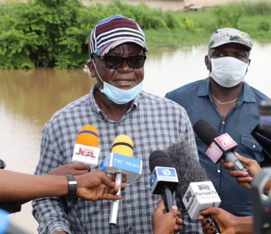 Dredging River Benue key to flood control in Makurdi – Ortom
