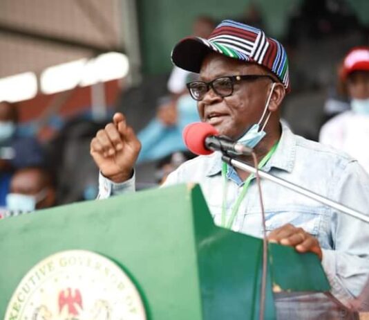 PDP passes vote of confidence on Gov Ortom