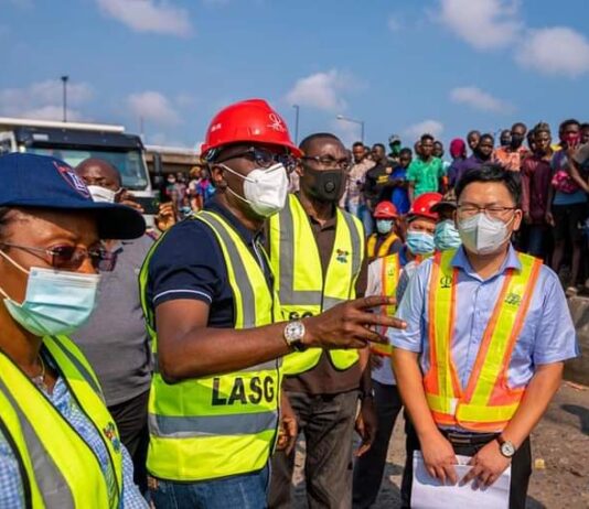 Apapa Gridlock: Lagos Donates Land for Trailer Park, as Sanwo-Olu Inspects Road Projects