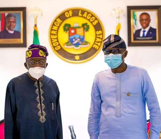 Tinubu commiserates with Sanwo-Olu, Lagosians