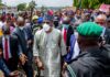 Governor AbdulRazaq walks with #EndSARs protesters, urges calm