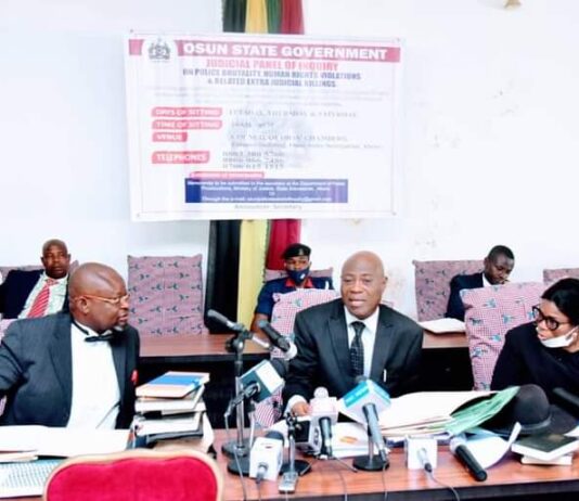 #EndSARS: Osun Judicial Panel of Inquiry begins sitting with five petitions