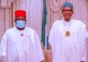 President Buhari praises Umahi’s defection, says it’s based on principle rather than coercion