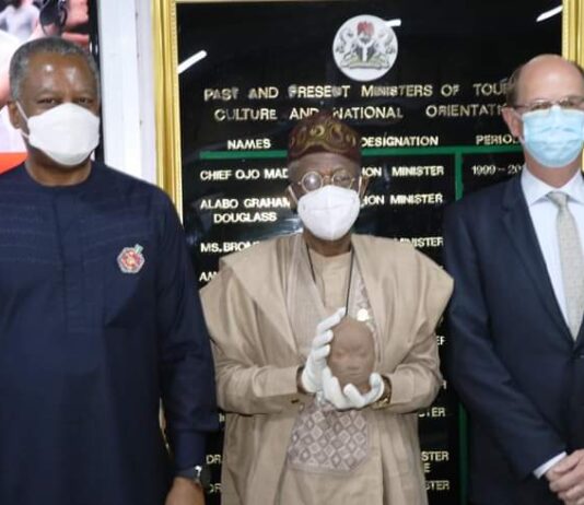 Minister Receives Repatriated 600-year-old ‘Ife Tarrecotta’