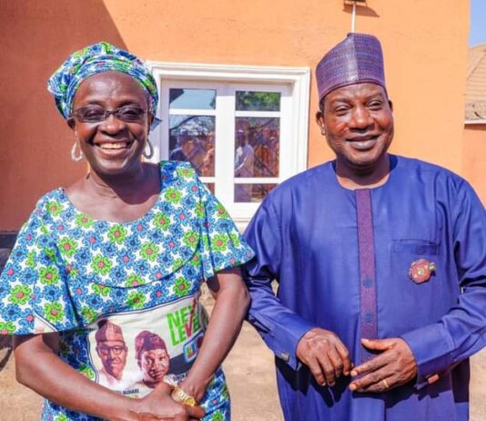 Gov Lalong congratulates first Plateau female senator-elect, Prof. Nora Dadu’ut