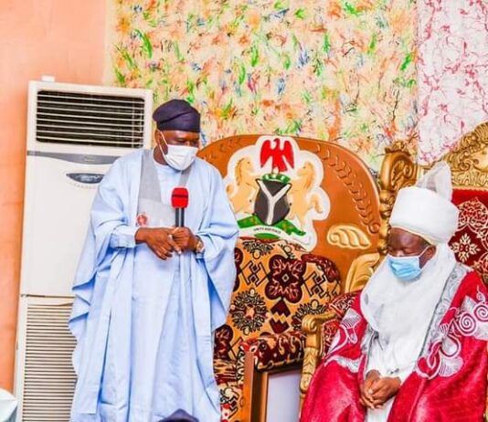 Fintiri visits Ganwari’s palace, says govt will continue to prioritize security