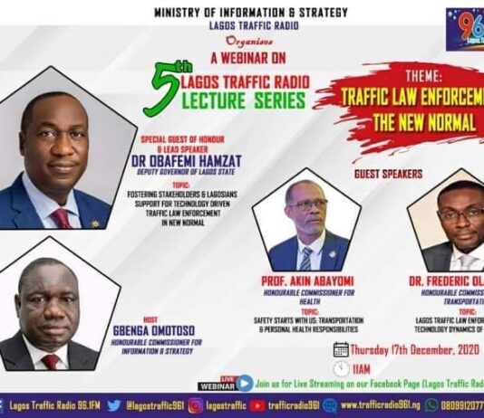 Lagos traffic radio set to hold 5th lecture series