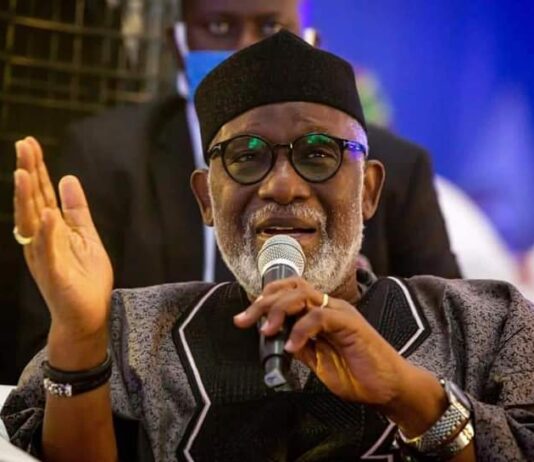 True Federalism: Gov. Akeredolu calls for clearer definition of federating units