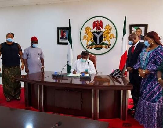 Gov. Ugwuanyi signs 2021 budget of N169.85 billion into law