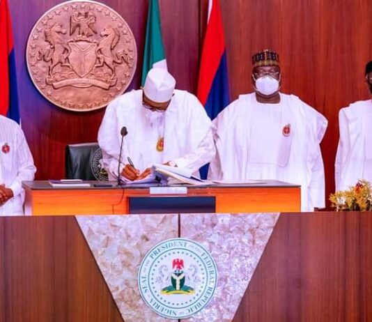 President Buhari signs 2021 appropriation bill, 2020 finance bill into law