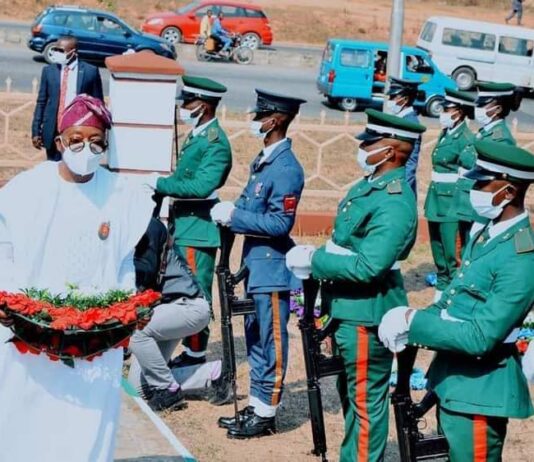 2021 Armed Forces Remembrance: Oyetola lauds fallen heroes, valiant fighters on supreme sacrifice for nation building