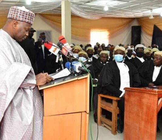 2020/2021 Legal Year: Governor Inuwa Assures of Better Welfare, Training for Judicial Officers