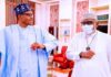 Insecurity: Gov Akeredolu briefs Buhari in Aso Rock