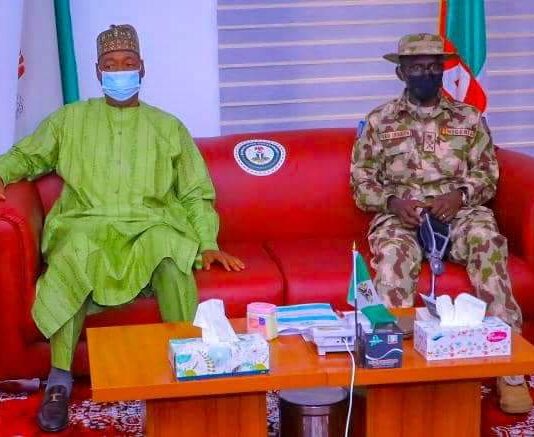 Boko Haram: New Service Chiefs make first trip to Borno, meet Zulum