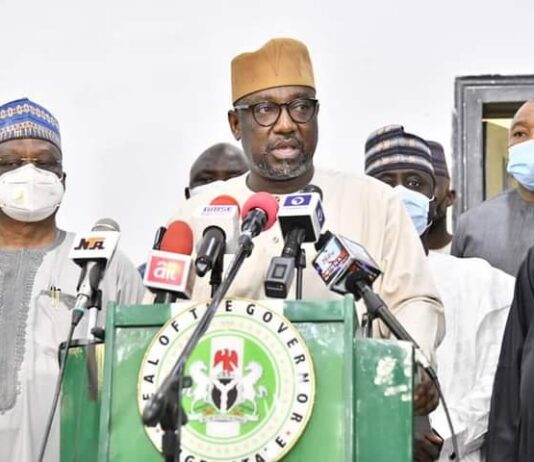 Niger State Governor receives Science College Kagara abductees