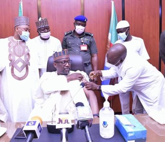 Governor Abubakar Sani Bello flag-off COVID-19 vaccination in Niger State