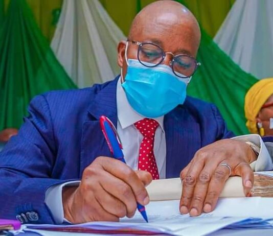 Oyetola swears in five Judges, charges them on fairness, impartiality