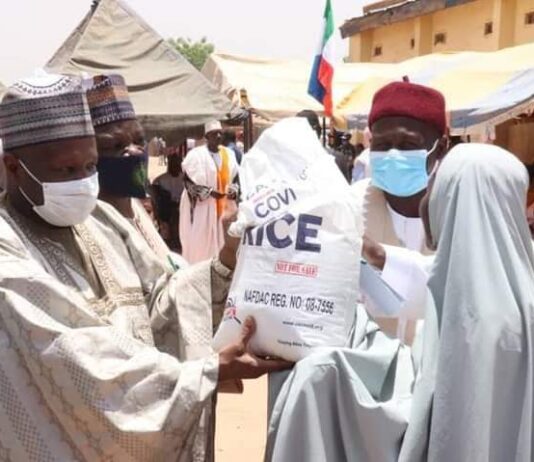 Gombe Governor Flags-off Statewide Distribution of Palliatives to Poor, Vulnerable Families