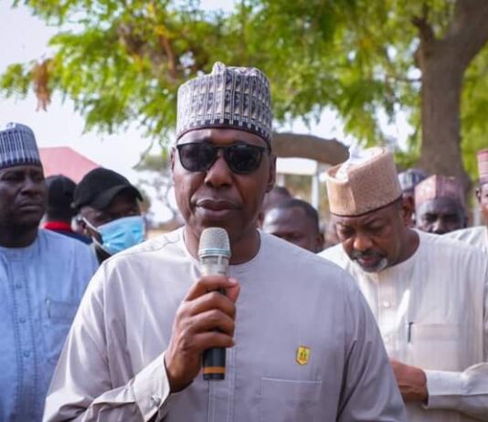 Zulum passes night in attacked Damasak, meets soldiers, re-equips security with 12 APC, patrol vehicles