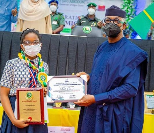 Gov. Abiodun showers house, cash gifts on academic laureates