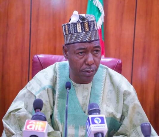 Mainok: Zulum Pays Tribute to Fallen Soldiers, Empathizes with Bereaved Families