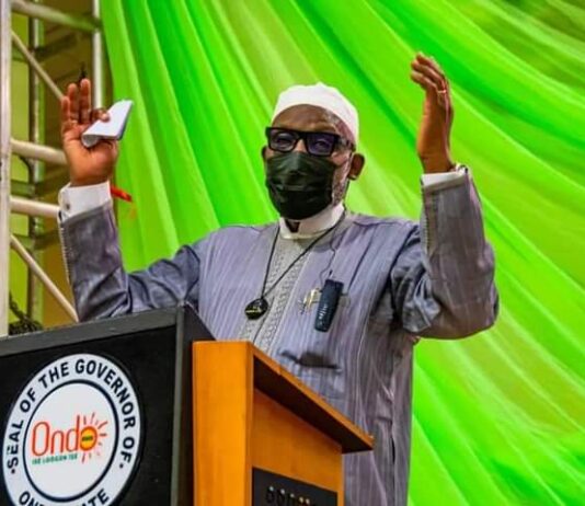Eid-el-Fitri: Akeredolu Felicitates With Muslim Faithful