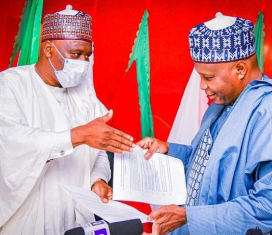 Governors Fintiri, Yahaya Donate N50 million Naira To Support IDPs of Lunguda Waja Communal Clash