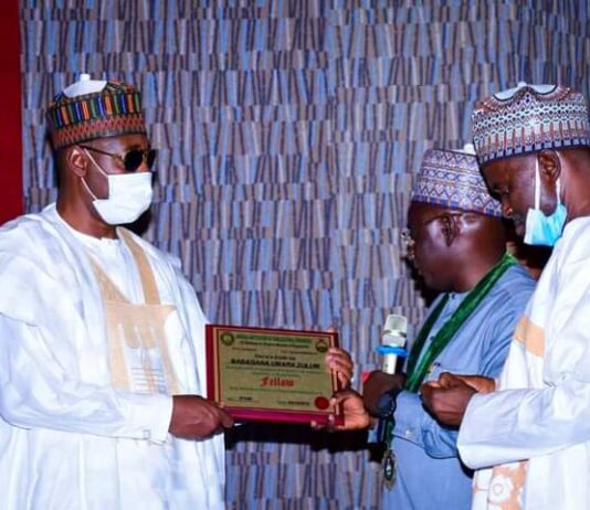 Zulum conferred Fellow of Agricultural Engineers