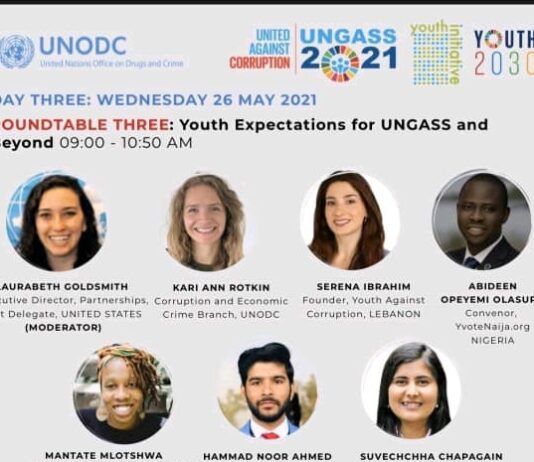 27-Year-Old Abideen To Represent Nigeria At UN Corruption Summit