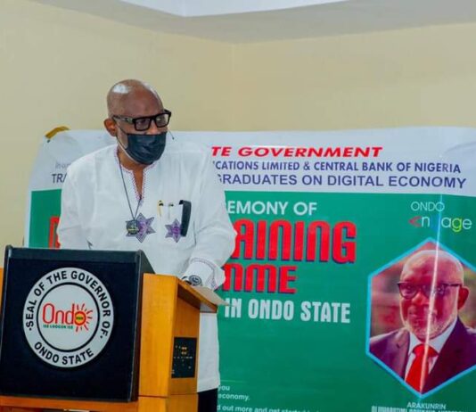 Gov Akeredolu flags off Digital Training Programme