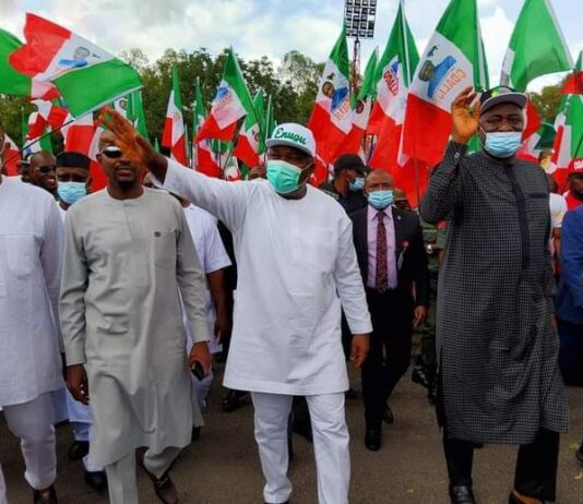 It is our turn to produce governor in 2023, Enugu Speaker, Nwobodo, APC Chairman, other Enugu East people tell Ugwuanyi