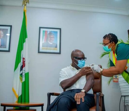 Obaseki takes second jab of COVID-19 vaccine