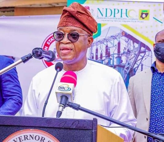 Governor Oyetola flags off construction of 33KV power supply line from Ile-Ife to Garage-Olode, Ifetedo