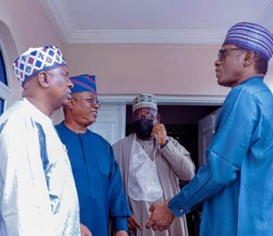 Kwara APC Crisis: Gov. Buni Meets Kwara Senators