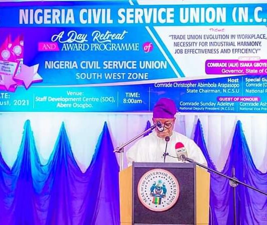 Osun Governor, Oyetola first among equals, says Nigeria Civil Service Union
