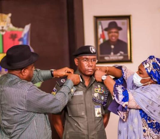 Gov. Diri decorates Doo-Akpor, Commander, Bakori with new rank of DCP