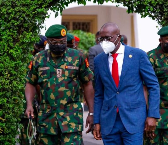 Security of Lagos must remain the military’s priority – Sanwo-Olu