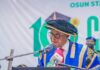 Uniosun 10th Convocation: Unleash entrepreneurial skills acquired to positively change the world, Oyetola charges graduands