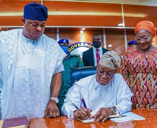 Oyetola signs Violence Against Persons Bill into law