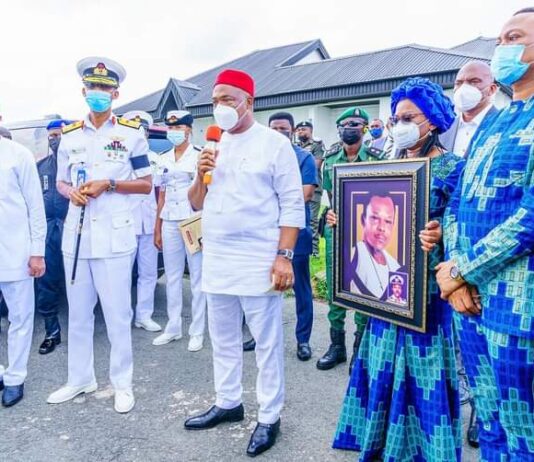 Uzodimma renames Heroes Square Owerri after Rear Admiral Godwin Ndubisi Kanu
